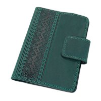 Обкладинка для документів "Вишивка", темно-зелений