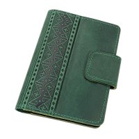 Обкладинка для документів "Вишивка", зелений