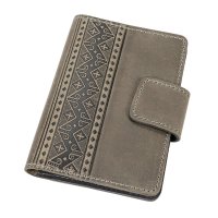 Обкладинка для документів "Вишивка", сірий
