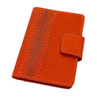 Обкладинка для документів "Вишивка", червоний