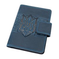 Обкладинка для документів "Тризуб", синій