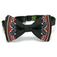 Вишитий метелик з льону - №641