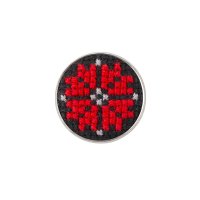 Вишита брошка – Орнамент 007