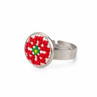 Вишита каблучка – Орнамент 006