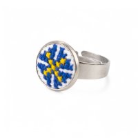 Вишита каблучка – Орнамент 011