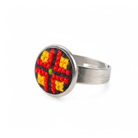 Вишита каблучка – Орнамент 023