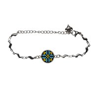 Вишитий браслет (1.2 см) – Орнамент 014