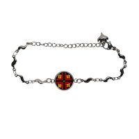 Вишитий браслет (1.2 см) – Орнамент 023