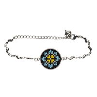 Вишитий браслет (2 см) – Орнамент 006