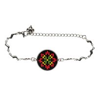 Вишитий браслет (2 см) – Орнамент 008