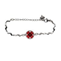 Вишитий браслет (1.2 см) – Орнамент 003