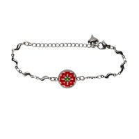 Вишитий браслет (1.2 см) – Орнамент 006