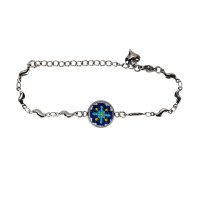 Вишитий браслет (1.2 см) – Орнамент 010