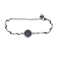 Вишитий браслет (1.2 см) – Орнамент 011