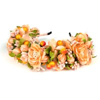 Обруч чотирирядний, персиковий