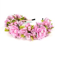 Обруч чотирирядний, рожевий