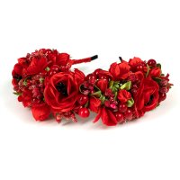 Обруч чотирирядний, червоний