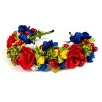 Обруч чотирирядний, кольоровий