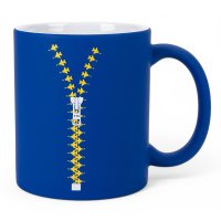 Горнятко "Ukraine-F-16" синє софттач", 340 мл