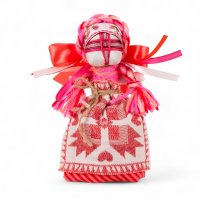 Мотанка "Квіточка" рожева 16 см