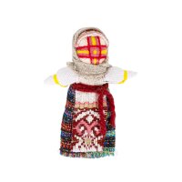 Брошка Мотанка (різнобарвна)