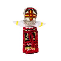 Брошка Мотанка (червона)