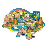 Магнит - Карта Украины (английская)