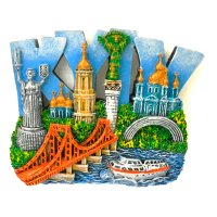 Магніт - Панорама міста з Дніпра (блакитні літери)