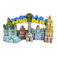 Магніт - Колаж (жовто-блакитні літери)