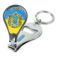 Брелок металевий (кусачки-відкривачка) -  Герб України