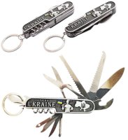 Брелок металевий – Мультитул 11 в 1 (срібло)