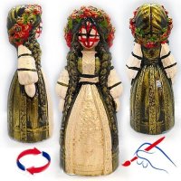 Статуетка "Лялька Мотанка" (золота)