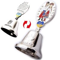 Дзвіночок Парочка (світле срібло)