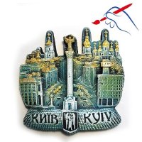 Полікерамічний магніт "Майдан Незалежності" контурний, патина