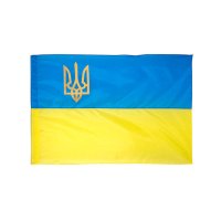 Прапор України з тризубом, поліестер (105 х 70)