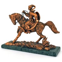 Статуетка "Полковник на коні", мідь