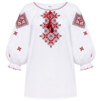 Вишиванка жіноча Колос - Любава (червона) 42