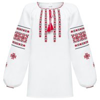 Вишиванка жіноча Колос - Ромашка червона 42