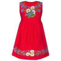 Сукня для дівчинки Колос - Ромашки, волошки 110