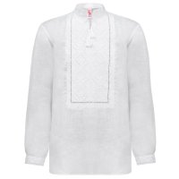 Вишиванка чоловіча Слобожанка - Білосвіт д/р (білий) 44