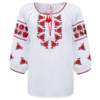 Вишиванка жіноча Слобожанка - Ружа 42