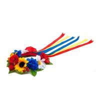 Обруч зі стрічками Український 02-пор.