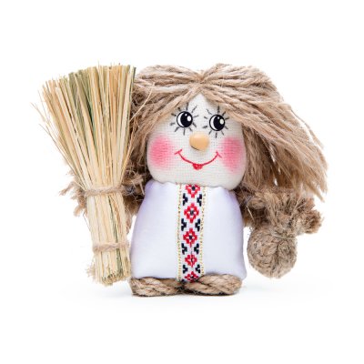 Магніт - сувенірний Домовик у вишиванці