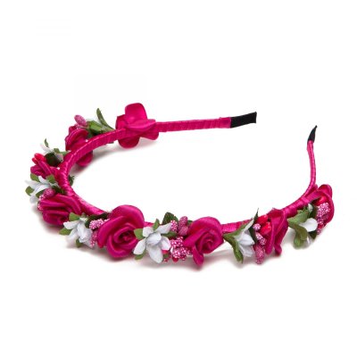 Обруч однорядний Малиновий