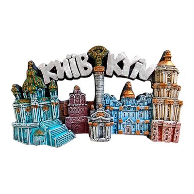 Магніт - Колаж (срібні літери)