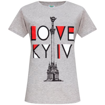 Футболка жіноча Love Kyiv Майдан Незалежності S