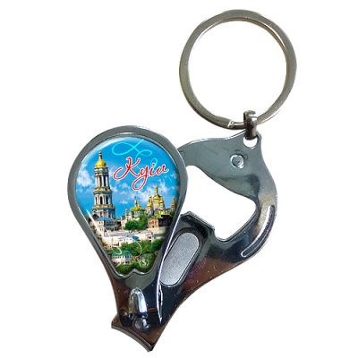 Брелок металевий (кусачки-відкривачка) - Києво-Печерська Лавра