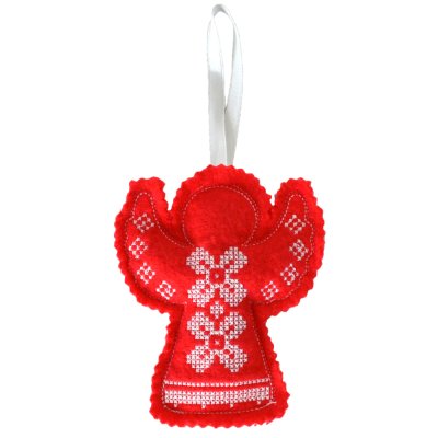 Ялинкова іграшка Янгол (червоний) Ялинкова іграшка Янгол (червоний)