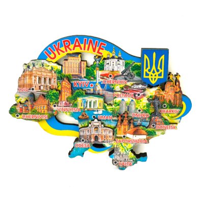 Магніт - Карта України (англійська)