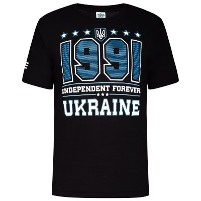Футболка чоловіча - 1991 UKRAINE, чорна S